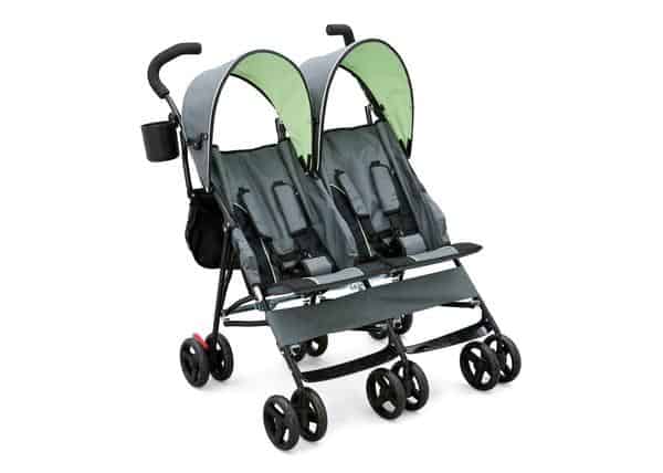Delta LX side by side tandem stroller,lightweight umbrella stroller