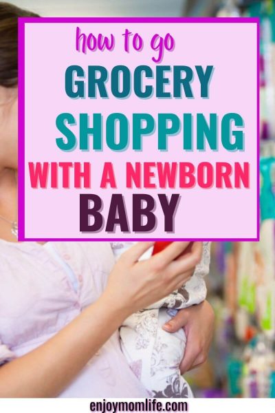 how to go grocery shopping with a baby
