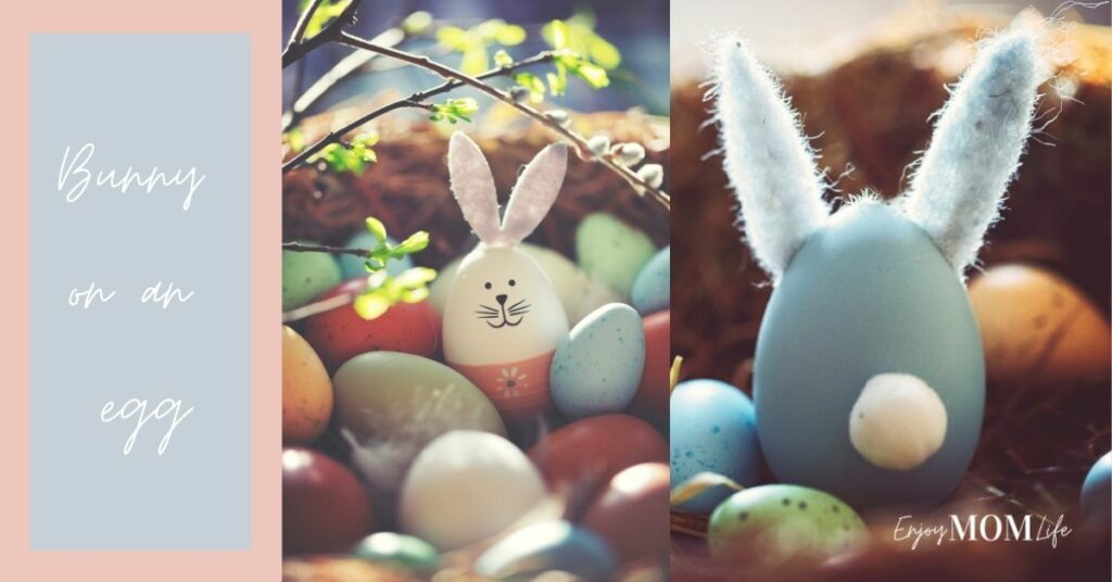 Bunny on an egg craft