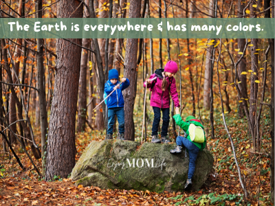How to Inspire a Love of Mother Earth in Children: kids on a hike