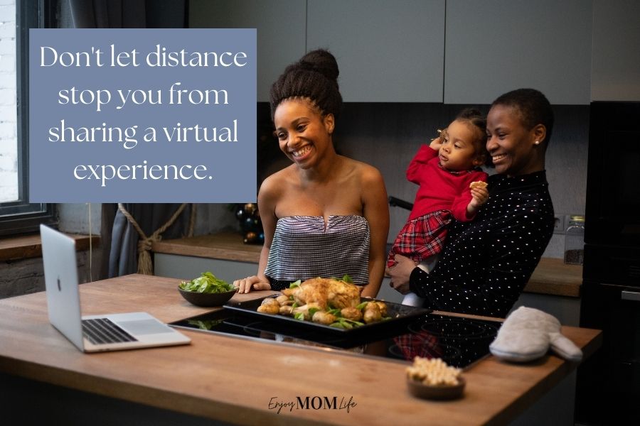 Virtual dinner for mom -  Experience Gift Ideas For Mom